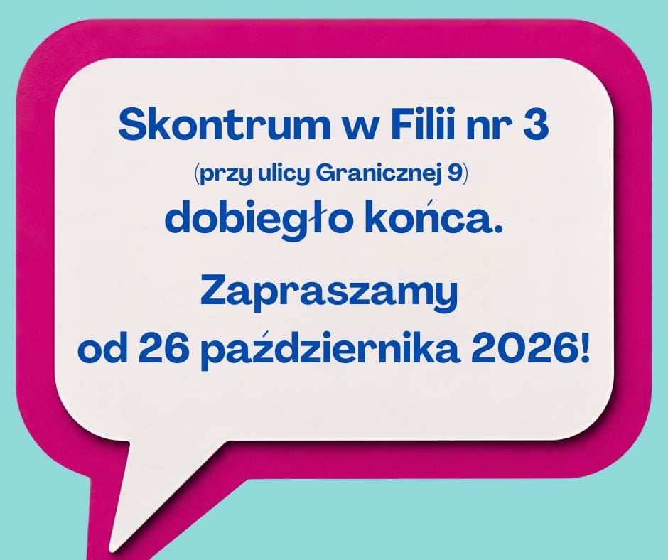 Ogłoszenie Filia Biblioteczna nr 3