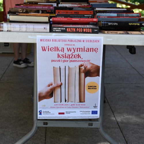 Obraz główny aktualności o tytule Wielka wymiana książek, puzzli i gier planszowych 