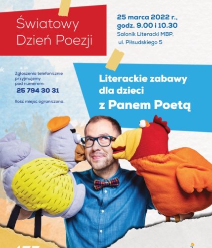 Obraz główny aktualności o tytule Światowy Dzień Poezji 