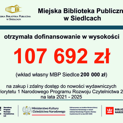 Obraz główny aktualności o tytule Narodowy Program Rozwoju Czytelnictwa 2.0