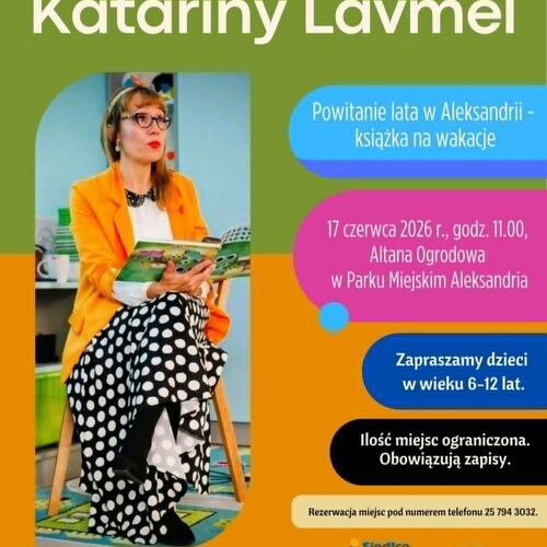 Obraz główny aktualności o tytule Spotkanie z Katariną Lavmel 