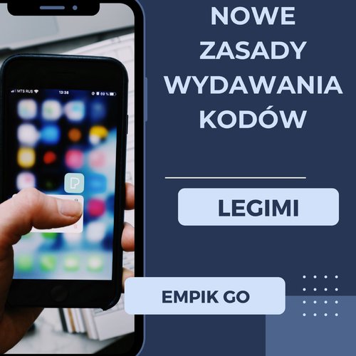 Obraz główny aktualności o tytule Nowe zasady wydawania kodów Legimi / Empik Go 