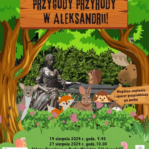 Obraz główny aktualności o tytule Przygody przyrody w Aleksandrii 