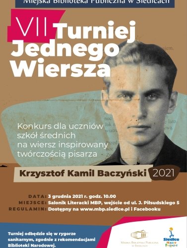 Obraz główny aktualności o tytule VII Turniej Jednego Wiersza 