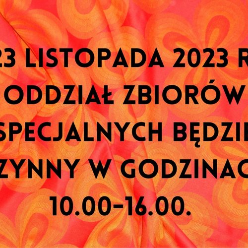 Obraz główny aktualności o tytule Ogłoszenie 