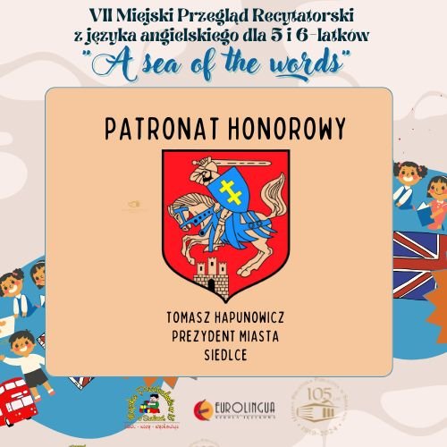 Obraz główny aktualności o tytule VII Miejski Przegląd Recytatorski z języka angielskiego "A Sea of the words" 