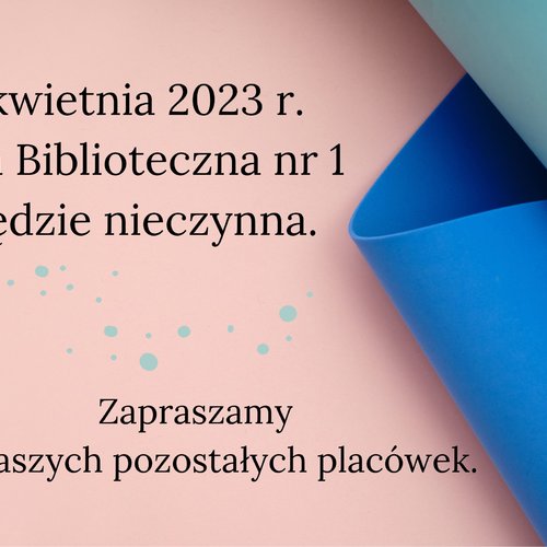 Obraz główny aktualności o tytule Ogłoszenie 