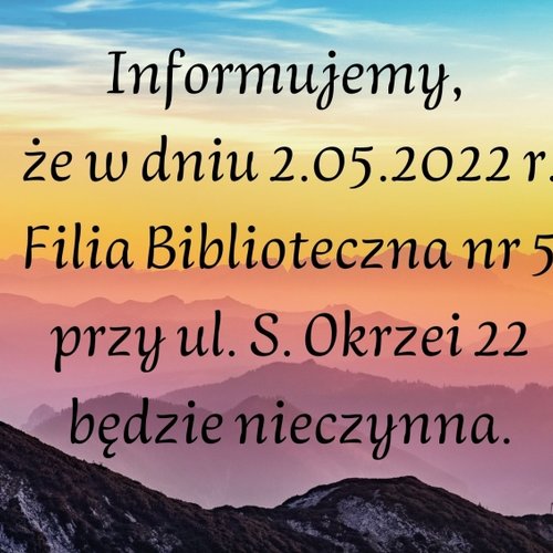 Obraz główny aktualności o tytule Ogłoszenie 