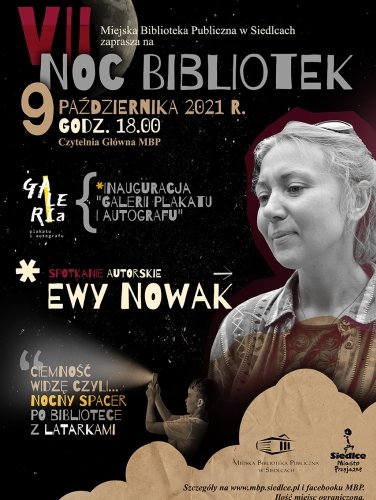 Obraz główny aktualności o tytule VII Noc Bibliotek 