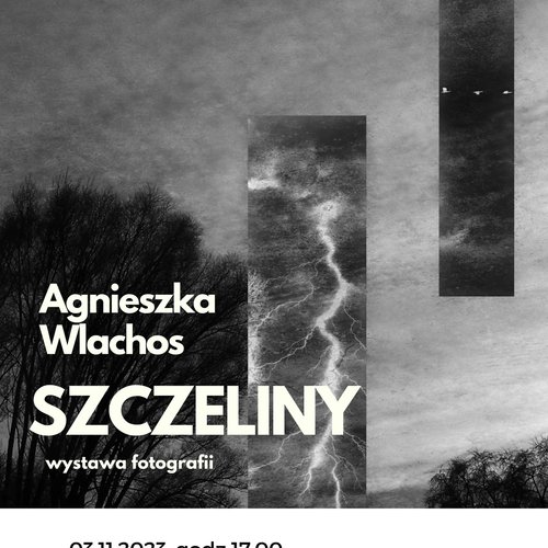 Obraz główny aktualności o tytule Wernisaż wystawy fotografii Agnieszki Wlachos pt. "Szczeliny" 