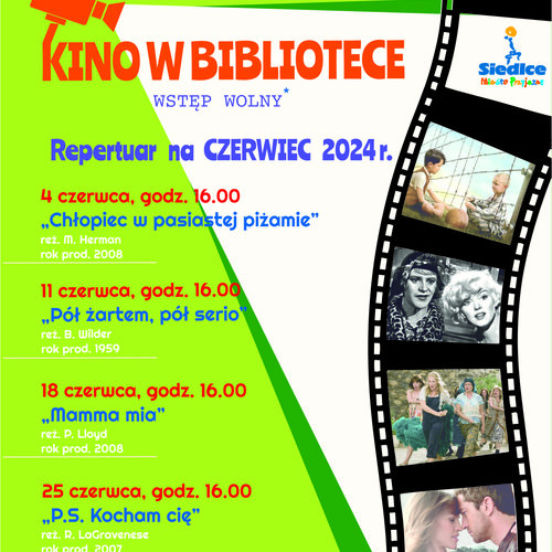 Obraz główny aktualności o tytule Kino w Bibliotece 