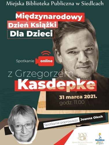 Obraz główny aktualności o tytule Spotkanie autorskie Grzegorza Kasdepke 