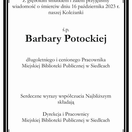 Obraz główny aktualności o tytule Kondolencje 