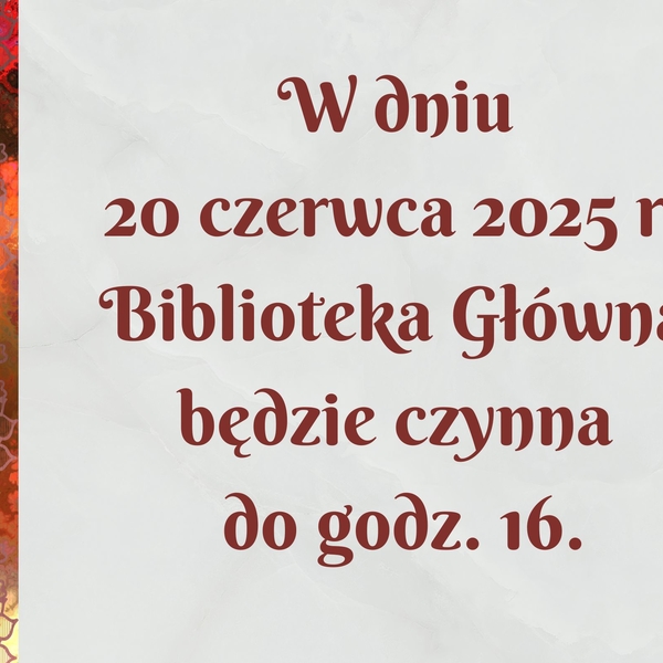 Obraz główny aktualności o tytule Ogłoszenie