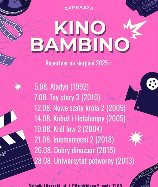 Obraz główny aktualności o tytule Kino Bambino