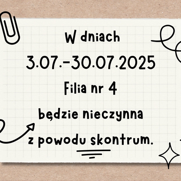 Obraz główny aktualności o tytule Ogłoszenie