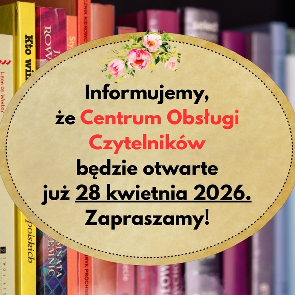 Obraz główny aktualności o tytule Ogłoszenie