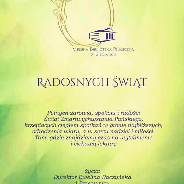 Obraz główny aktualności o tytule Życzenia Świąteczne