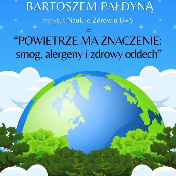 Obraz główny aktualności o tytule Spotkanie z lek. Bartoszem Pałdyną